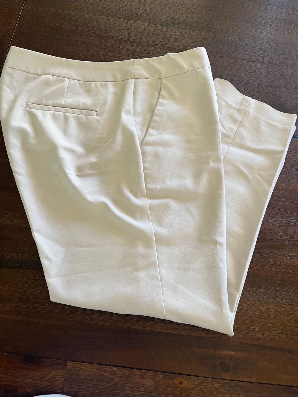 Amanda & Chelsea Cream Tailored Dress Trousers